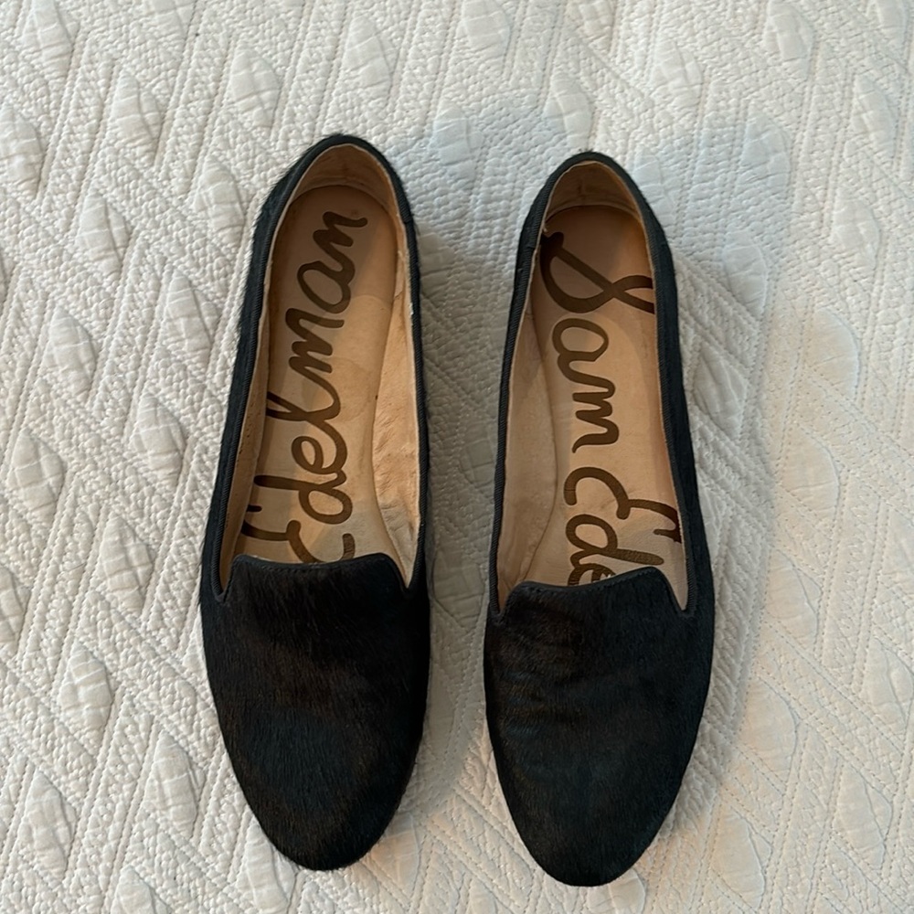 Sam Edelman Flats in dark Forest Green